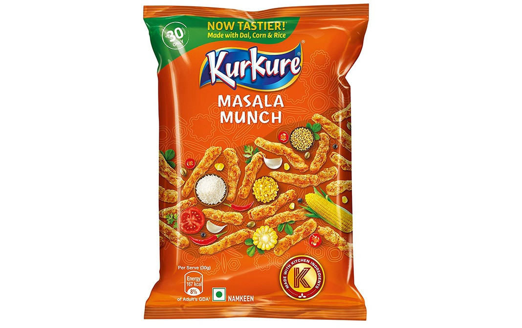 Kurkure Masala Munch Namkeen   Pack  155 grams